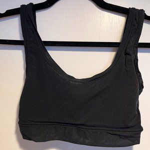 Skims Mesh Bralette Onyx